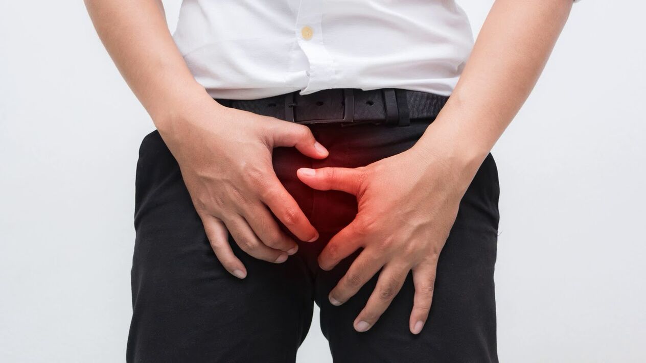 sāpes cirkšņos ar prostatītu