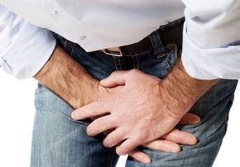 Sāpes starpenē ir hroniska prostatīta pazīme